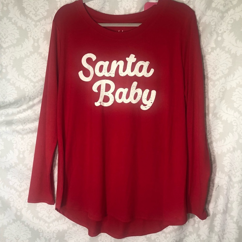 Isabel Maternity Holiday Shirt XL
